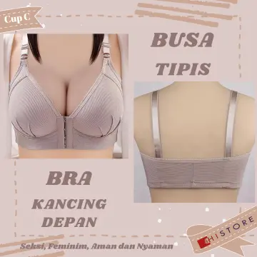 Jual Wimiu Wimiu BH Bra Tanpa Kawat Wanita Premium Satin Seamless