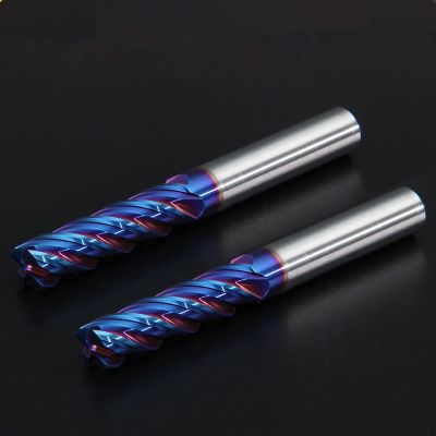 1PCS Endmill Cutting HRC60 65 4 ขลุ่ยโลหะผสมคาร์ไบด์ทังสเตนเหล็กกัดตัด End Mill 6mm 8mm 10mm 12mm Milling Tools