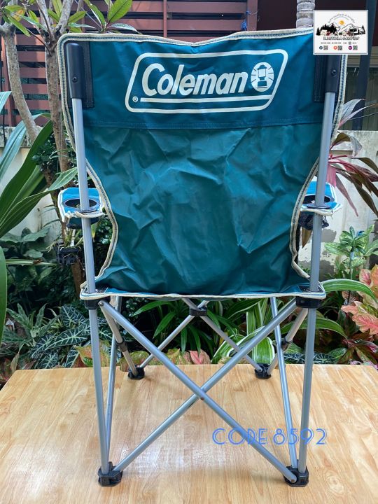 สินค้าพร้อมส่ง-เก้าอีแคมป์ปิ้ง-เก้าอี้สนาม-เก้าอี้โคลแมน-coleman-arm-chair-iii-green