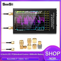 ตัววิเคราะห์เสาอากาศเครือข่ายเวกเตอร์ของ SeeSii NanoVNA-F 4.3นิ้ว IPS LCD VNA HF VHF UHF NanoVNA เวอร์ชัน V3.1เครื่องวิเคราะห์สเปกตรัม