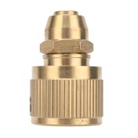 Brass 3/8" Pipe Quick Connector Irrigation Car Wash Water Piper Quick Connector Plumbing Pipe Coupling Adapter Fittings