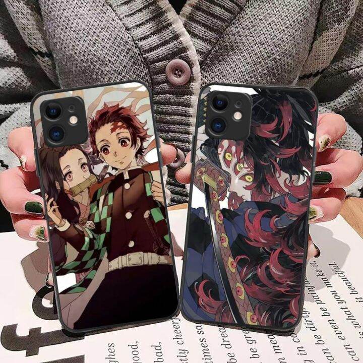 เคสสำหรับ-samsung-galaxy-note-8-9-20-s20-s21บวก-s20fe-พิเศษเคสมือถือ-s22ฆ่าปีศาจ-tpu-ลายอะนิเมะการ์ตูนซิลิโคนสีดำญี่ปุ่นการ์ตูนอ่อนกันชน