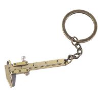 Support-Cod 0-40Mm Keychains Vernier Caliper แบบพกพาเครื่องประดับแฟชั่นพวงกุญแจรถวัดเครื่องมือวัดไม้บรรทัด Vernier Caliper