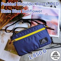 Gregory Padded Shoulder Pouch MED Slate Blue Sunflower