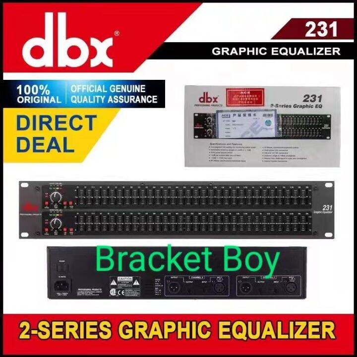 DBX 231 Dual Channel 31Band Graphic Equalizer Lazada PH