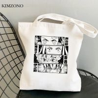 Demon Slayer Kimetsu No Yaiba shopping bag bolsas de tela tote canvas reusable bag bolsas reutilizables jute reciclaje sac toile