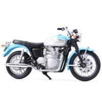 Welly 1:18 Triumph 2002 Bonneville รถหล่อแบบคงที่โมเดลรถจักรยานยนต์ของเล่นงานอดิเรกของสะสม