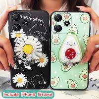 Silicone Fashion Design Phone Case For Redmi Note12R Cartoon Cute TPU glisten Back Cover Dirt-resistant Anti-knock