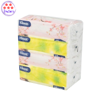 Kleenex คลีเน็กซ์ เนเชอรัล ซอฟท์ กระดาษเช็ดหน้า 115 แผ่น แพ็ค 4 ห่อ  รหัสสินค้าli0574pf