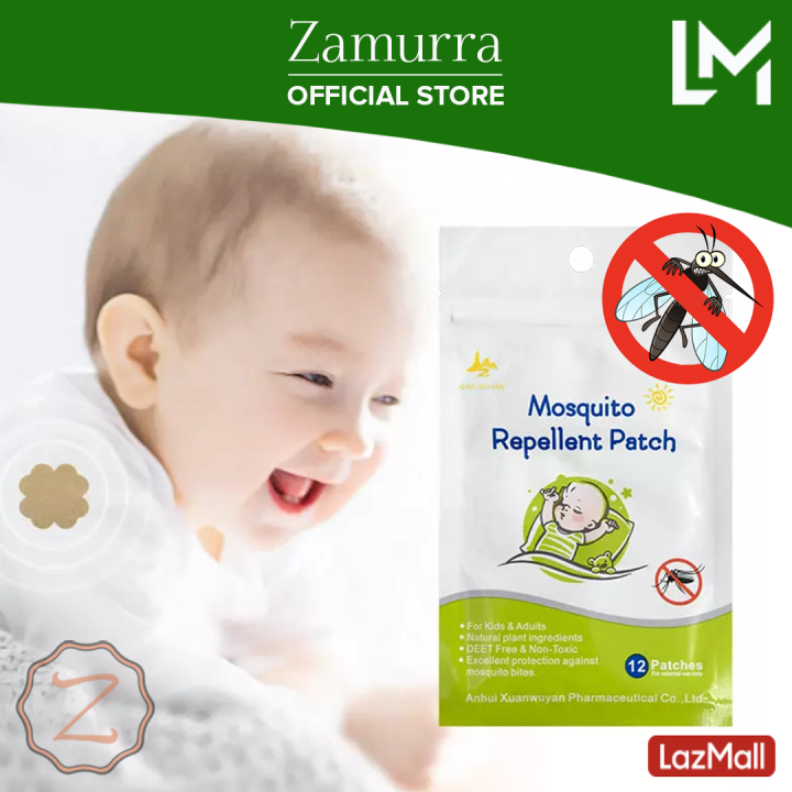 Mosquito Repellant Patch for Baby Toddlers Children and Kids with Citronella Smell Natural