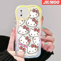 เคส JIUMOO สำหรับ iPhone X Xs Xr Xs Max เคสปลาดาวแพททริกน่ารักลายเนื้อครีมขอบคลื่นเคสมือถือกันกระแทกแบบใสนิ่มโปร่งใสลายกล้องถ่ายรูปที่สร้างสรรค์ซิลิกาเจลฝาครอบป้องกัน