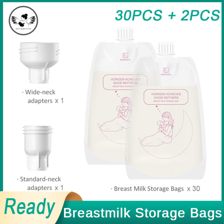 Horigen A001 Breastmilk Storage Bags Twist Cap Directpump DirectFeed