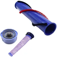 Brush Roll Washable Filter Hepa Replacement Kit for Dyson V6 Cordless Brushroll Cleaner Head Brush Bar Roller Part