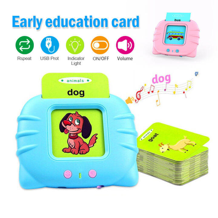 Flash Card Reader Early Learning Machine Kids Toys Smart English Flash Card Reader Early Learning Machine Kids Toys Smart English
