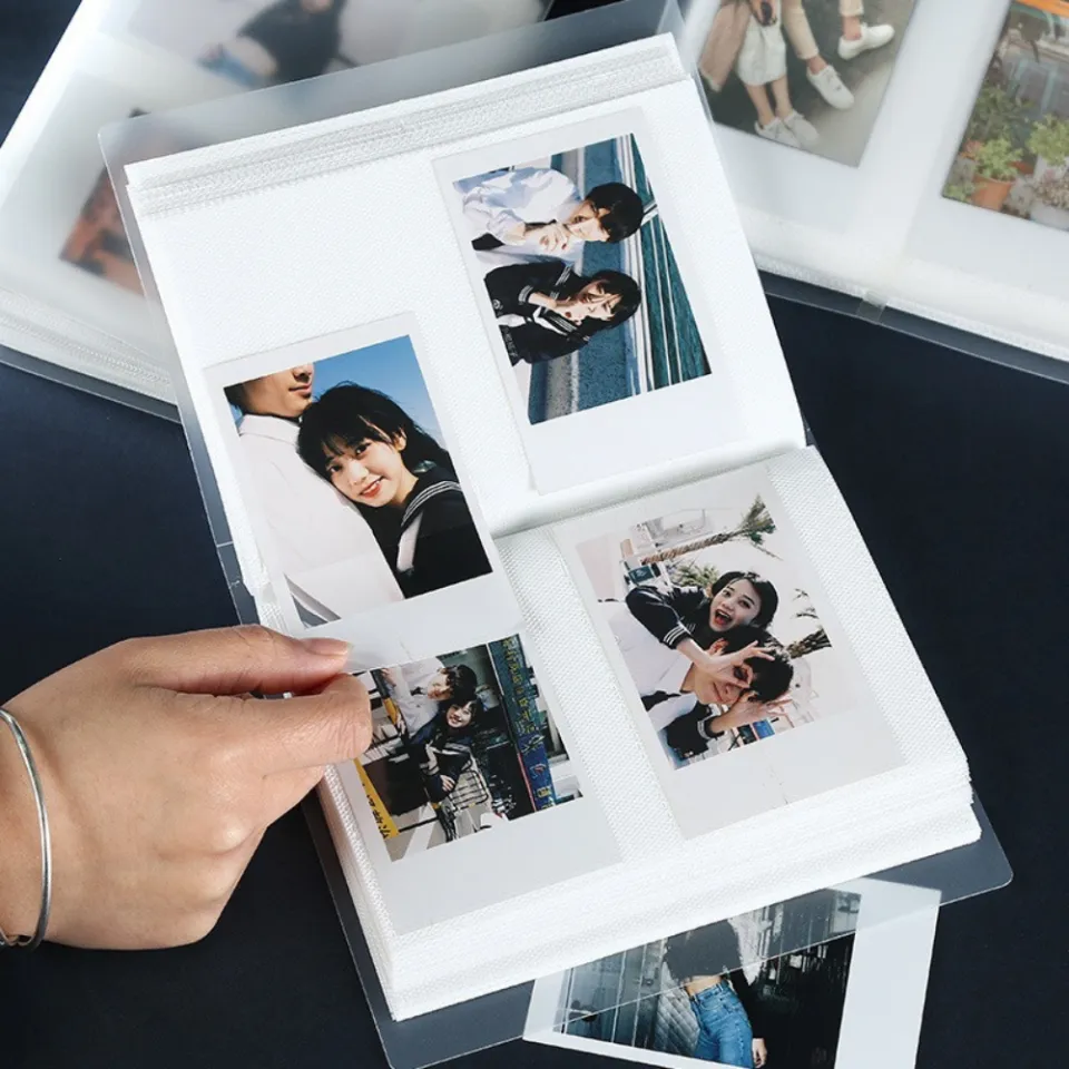 80 Pocket Mini Photo Album Transparent Polaroid Album Photo Card