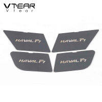 Vtear for Haval F7 F7X Door inner Handles film stainless steel Door Bowl Decorative Car Stickers body protection accessories