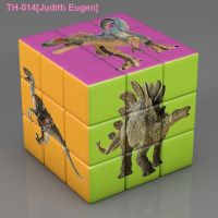 ✗❂﹍ Children creative spell pattern third-order rubiks cube rubiks cube fancy cartoon dinosaur animal car educational toys