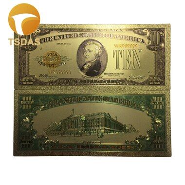 ธนบัตรโดนัลด์ทรัมป์มีสีแบบสหรัฐอเมริกาธนบัตร1ล้านดอลลาร์สำหรับเป็นของขวัญธนบัตรชุบทอง24k