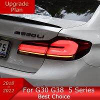 【ขายดี528】,G38 G30ไฟสำหรับ BMW รถ2018-2022 5ซีรี่ส์ LED อัพเกรดชุดไฟท้าย2022ไดนามิกใหม่สุดอุปกรณ์เสริมไฟสัญญาณ