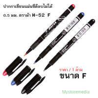 ปากกาเขียนแผ่นซีดีลบไม่ได้ 0.6 มม. ตราม้า H-52F (ราคา / 1ด้าม)