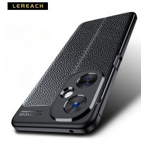 Lereach เคส TPU คลาสสิกน้ำหนักเบาสำหรับ OnePlus Nord CE3 CE 3 Lite Oppo K11 K11X ป้องกันรอยนิ้วมือเคสโทรศัพท์ฝาหลังหนังซิลิโคนลายลิ้นจี่