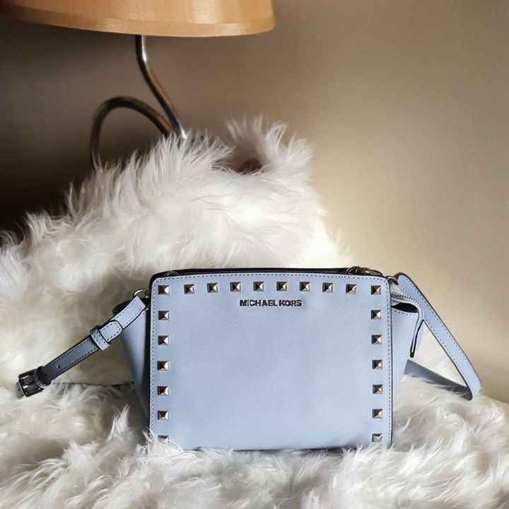Buy Michael Kors womens selma mini saffiano leather crossbody bag