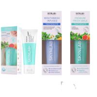 SKYNLAB Premium Fresh Smile Toothpaste Skynlab 50g  100g 160g สกินแลป ยาสีฟันสมุนไพร ลดกลิ่นปาก ยาสีฟันลดกลิ่นปาก