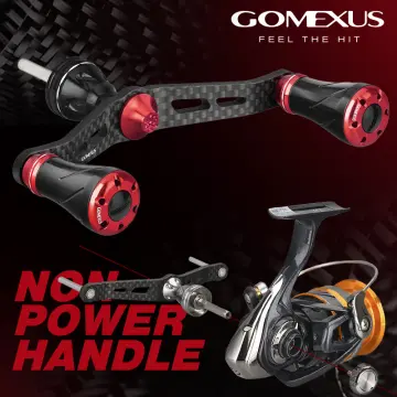 Gomexus Spinning Reel Handle with Knob 50mm Aluminum Alloy Power Handle for  Shimano Daiwa Jigging Reel, Fishing Reel Handle LMY50 Model