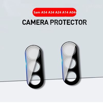 Samsung A05s A05กาแล็คซี่ A15 A25 S23 A74 S23FE FE M14 A54 A34 A24 A04s A04 LTE A04e 4G 5G SM ตัวปกป้องกล้องถ่ายรูปกระจกเทมเปอร์เลนส์ปกป้องหน้าจอแก้วป้องกัน