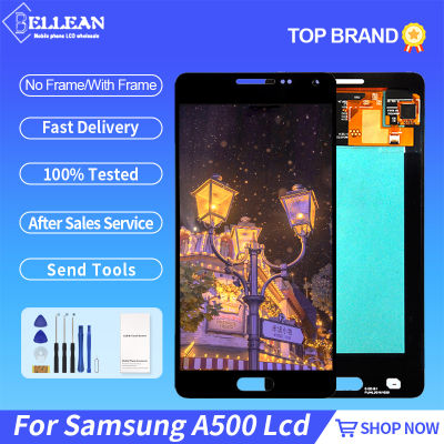Catteny หน้าจอ A500สำหรับ Samsung Galaxy A5 2015 LCD พร้อมหน้าจอสัมผัส Digitizer A5ประกอบพร้อมกรอบจัดส่งฟรี