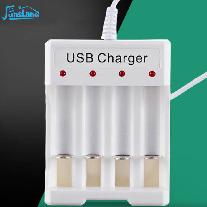 FunsLane Usb Battery Charger 1.2v 250ma Aa Aaa Nimh Rechargeable
