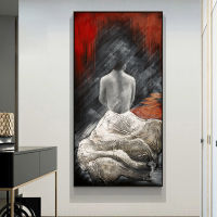 Barocco Abstract Art Nude Men Painting On Canvas Hand Painted Figure Oil Painting Modern Wall Art For Bedroom Living Room Decor