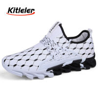 New Blade Sneakers Men Light Running Shoes Men Fashion White Tennis Sport Shoes Mesh Breathable Walking Sneakers Big Size