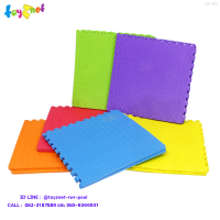 Toyznet ส่งฟรี แผ่นรองคลานแบบจิ๊กซอว์ 60 x 60 ซม. (10 แผ่น) รุ่น CB-301