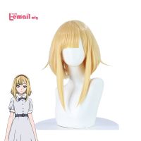 L-Email Wig Anime Takt Op. Destiny Cosette Schneider Cosplay Wig 35Cm Blond Yellow Color Woman Wig Heat Resistant Synthetic Hair