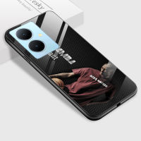 เคส PMP Y78เคสสำหรับ Vivo Y78 5G + Kobe 5G สำหรับเด็กผู้ชาย Bryant Legend Forever เคสโทรศัพท์อุปกรณ์แมมบาสีดำกระจกเทมเปอร์เคสป้องกันกันกระแทก