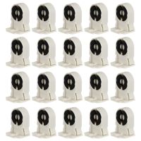 20PCS T8/G13 Fluorescent Lamp Holder Heat-resistant Lamp Holder Household Light Tube Holder for Home Office Bedroom lamp bracket