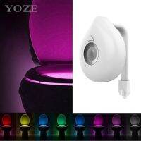 SmartPhonemall 1705 Toilet Light Human Body Induction Night Light LED Toilet Night Light(8 Color)