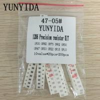 200ชิ้น1% 1206 Smd ชุดชุดตัวต้านทานสารพัน10 Valuex20pcs = 200ชิ้น1r00 R820 R750 R620 R500 R470 R330 R220 R150 R100