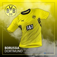 （ALL IN STOCK 2023）  2022/23 BVB Borussia Tshirt Sublimation Jersey Unisex Full Print