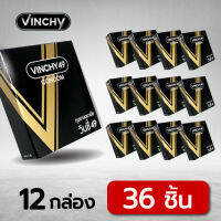 ถุงยางอนามัย VINCHY 49 (วินชี่) จำนวน 12 กล่อง (36 ชิ้น) สินค้ามี อ.ย.