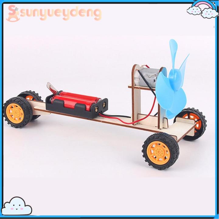 diy-โมเดลรถยนต์กังหันลมไฟฟ้าของเล่นเพื่อการศึกษาสิ่งประดิษฐ์ที่มีความหมายขนาดเล็กสำหรับเด็ก