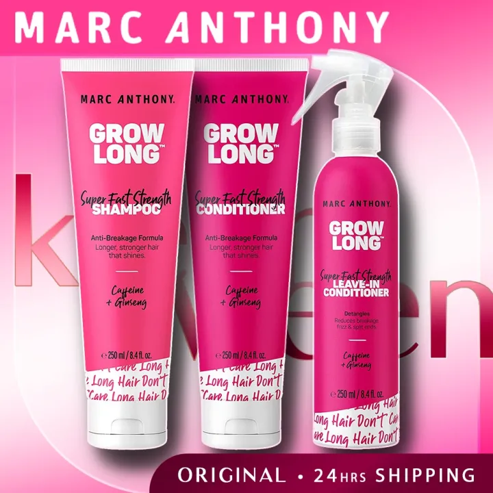 Marc Anthony Grow Long Biotin Conditioner for Hair Growth & Breakage 250ml  / Vitamin E Leave In Deep Conditioner 250ml | Lazada