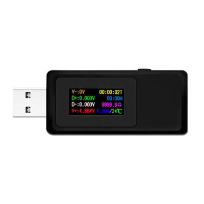 KWS-MX19เครื่องทดสอบแรงดันไฟฟ้า USB,เครื่องทดสอบความจุ0-5.5A กระแสไฟฟ้าจอเครื่องตรวจจับพลังงาน