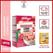 Ngũ cốc ăn sáng dinh dưỡng hoa quả sấy khô Kelloggs Corn Flakes vị dâu ăn