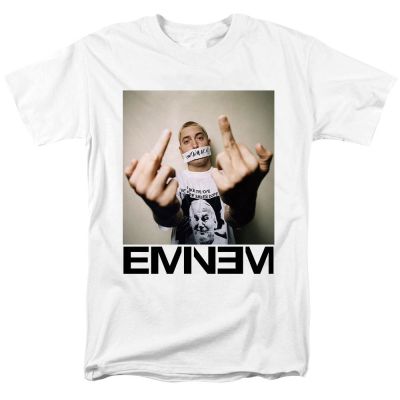 Bloodhoof Music Threads Unofficial Eminem Slim Shady The Middle Finger T-Shirt  3PJD