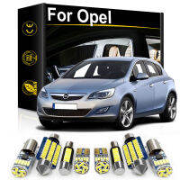 ภายในรถไฟ LED สำหรับ Opel Astra J K H G Corsa B C D E F Meriva A B อดัม Agila คาร์ลอุปกรณ์เสริม C An BUS ในร่มโคมไฟชุด