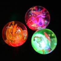 （A Decent） กระพริบ LuminousRubber BouncingAnti Dollfun Fidgetfor เด็ก Light-UpYH-17