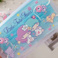 【LZ】☃  Cute Mask Storage Box Mask Case Portable Mask Packaging Box Dustproof Disposable Plastic Folder