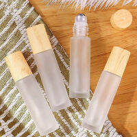 10ชิ้นล็อต5ml10ml ม้วนบนขวดหนา F Rosted แก้วขวดน้ำหอม Doterra รีฟิลที่ว่างเปล่าลูกกลิ้งขวดน้ำมันหอมระเหย